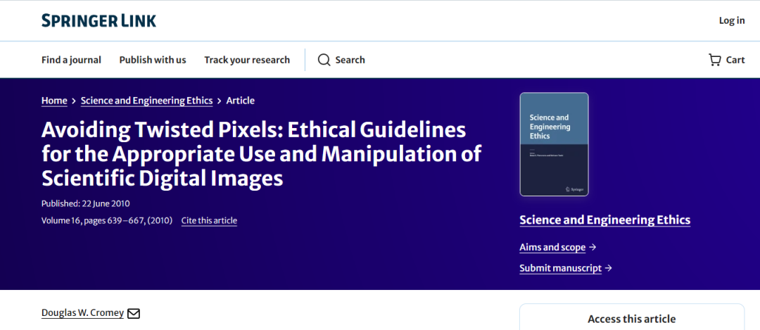 Understanding Image Misconduct in Scientific Papers