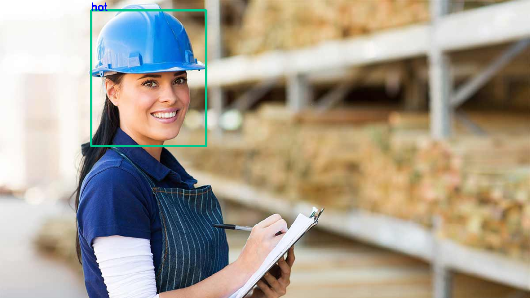 Training and Inference of Safety Helmet Detection Model Using TensorFlow and OpenCV4