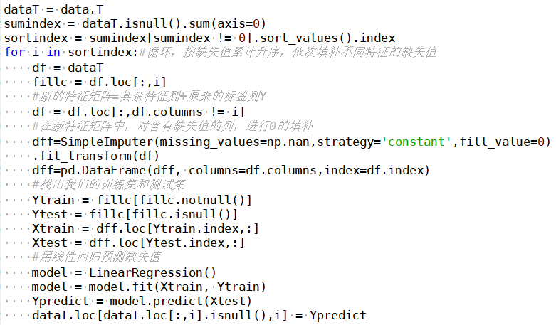 Data Preprocessing: Methods for Filling Missing Values