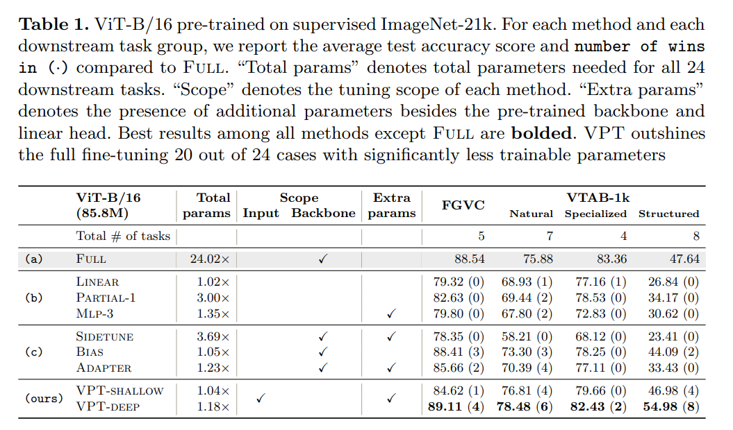 New Visual Prompt Method for Transformer Optimization