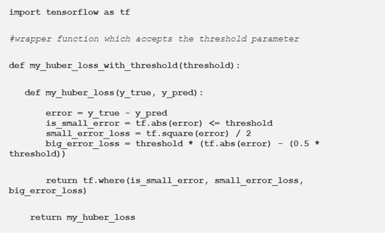 Creating Custom Loss Functions Using TensorFlow 2
