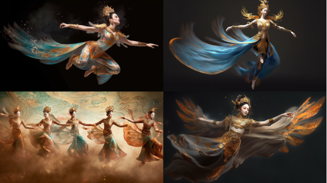 Creating Dunhuang Style Illustrations with Midjourney in 30 Seconds