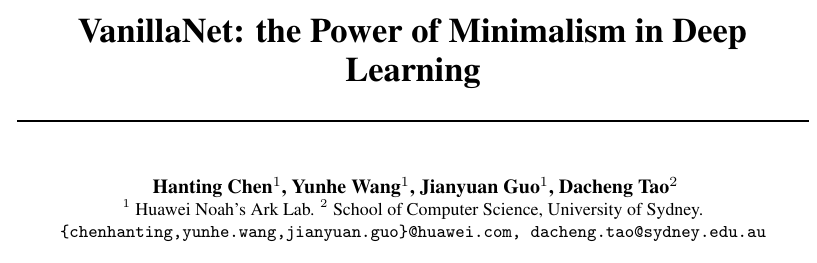 VanillaNet: A Simplistic Neural Network Achieving 83% Accuracy